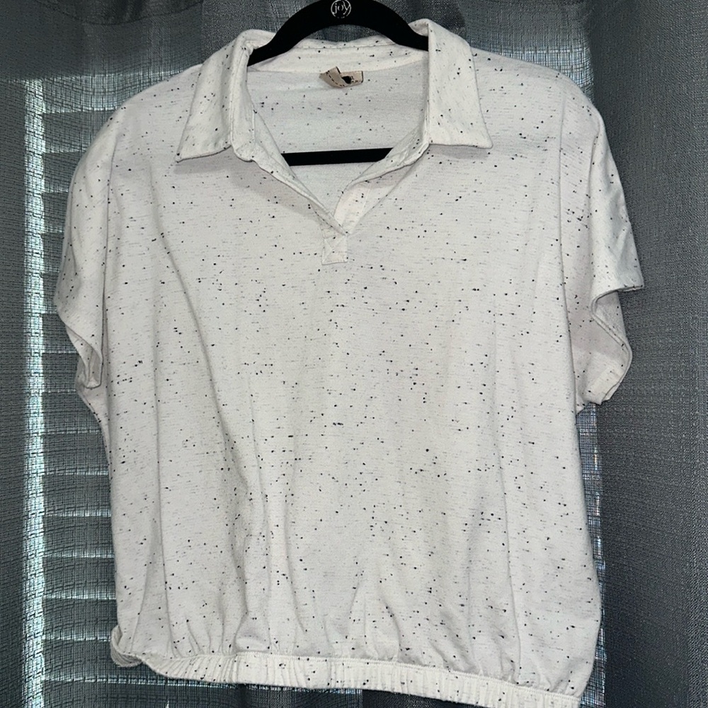 Misia shirt white and black size XL fits more like a large